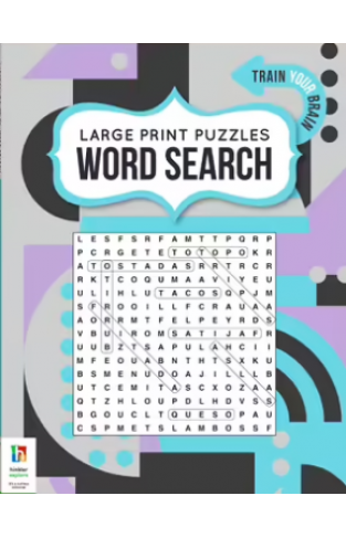 Large Print Puzzle Book Word Search 2